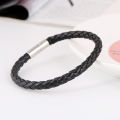 Classic Braided Leather Bracelets Simple Brown Bracelets Bangle for Women Men New Year Jewelry Gift Fashion Accessory. 