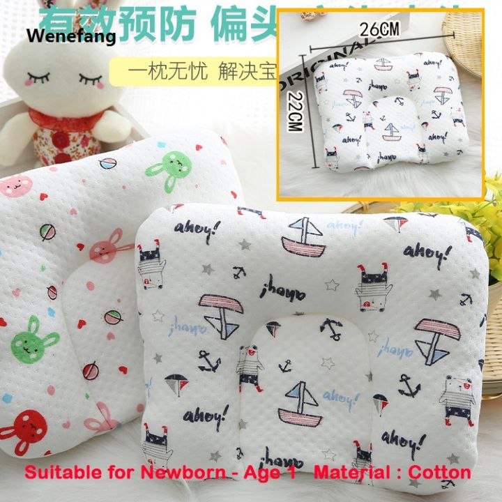 Wenefang%20Newborn%20Baby%20Cotton%20Breathable%20Head%20O%20Shape%20Baby%20Pillow%20Anti%20Flat%20Head%20Shaping%20Bantal%20Baby%20Cushion%20-%20Image%206