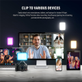OYPFXMI VL67C RGB Selfie Light with APP Control, 94 LED Camera Light, Portable Front & Back Phone Clip for Video Conference. 