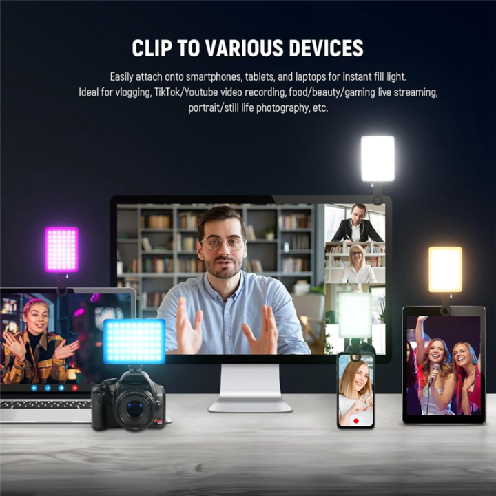 OYPFXMI%20VL67C%20RGB%20Selfie%20Light%20with%20APP%20Control,%2094%20LED%20Camera%20Light,%20Portable%20Front%20&%20Back%20Phone%20Clip%20for%20Video%20Conference%20-%20Image%204