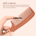 Difutagui Milk Tea Bear Hairdressing Fine Tooth Anti Static Combs Cute Round 【2025 2025 Version】 Mirror Small Bear Pattern Makeup Mirror Salon Beauty Tools. 