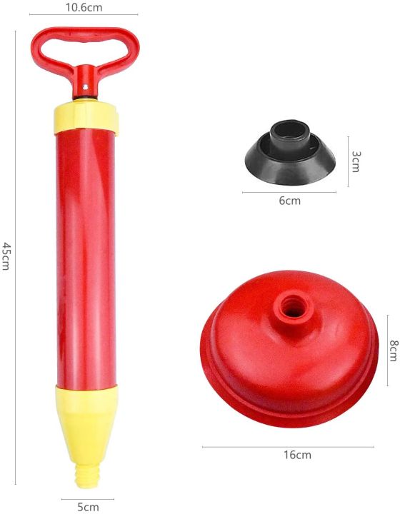 Manual powerful Anti Clogging High Pressure Toilet clogged