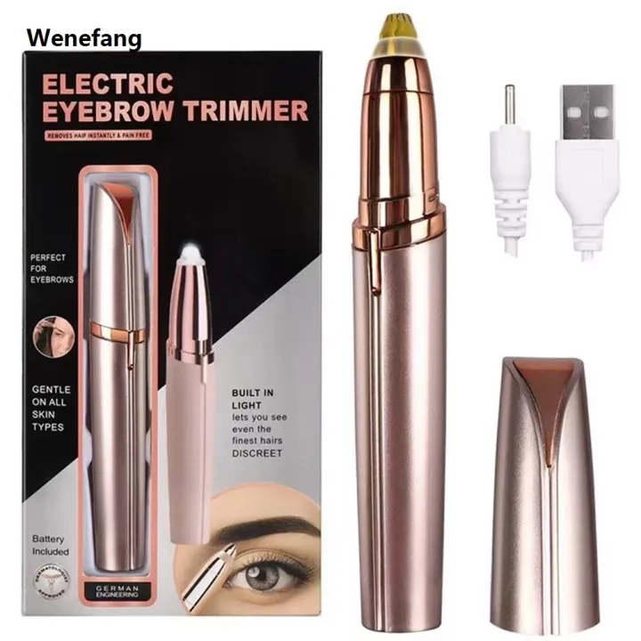 Wenefang%20Electric%20Eyebrow%20Trimmer%20Eye%20Brow%20Shaper%20Pencil%20Face%20Hair%20Remover%20Portable%20For%20Women%20Makeup%20Painless%20Automatic%20Eyebrow%20Shavers%20Depilator%20-%20Image%203