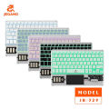 JEQANG JB-329 Transparent Charging Backlit Touch Bluetooth Keyboard. 