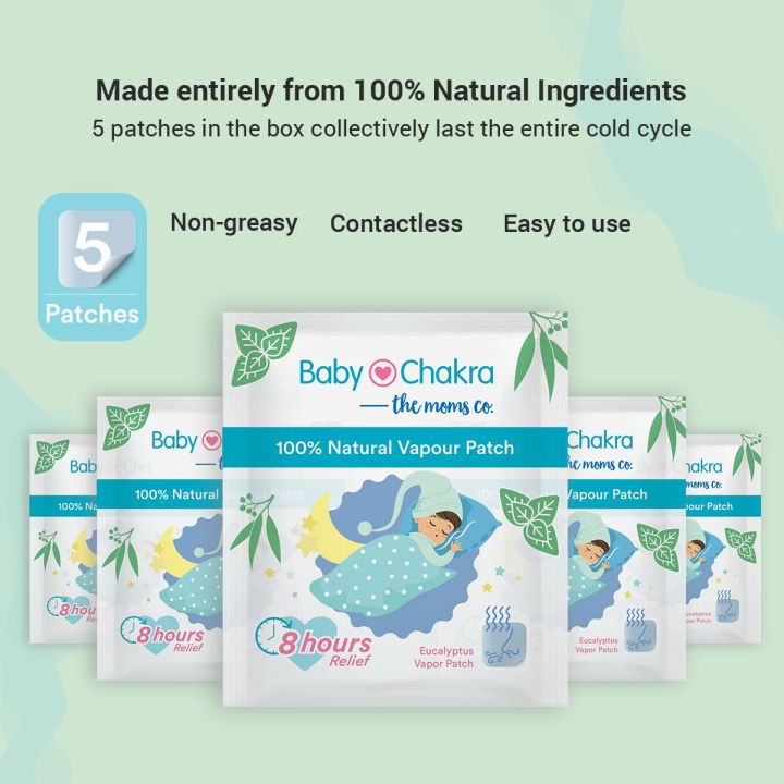 BabyChakra%20100%25%20Natural%20Vapour%20Patches%20for%20babies%20with%20Eucalyptus%20&%20Peppermint%20Oil%20%7C%20Camphor%20Free%20%7C%20Quick%20Relief%20from%20runny%20nose%20&%20nasal%20congestion%20%7C%20Lasts%20Up%20to%208%20Hrs%20%7C%20Baby%20Chakra%20-%20Image%208