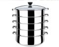 Momo Steamer Pot 5 Tier Stainless Steel (For Induction). 