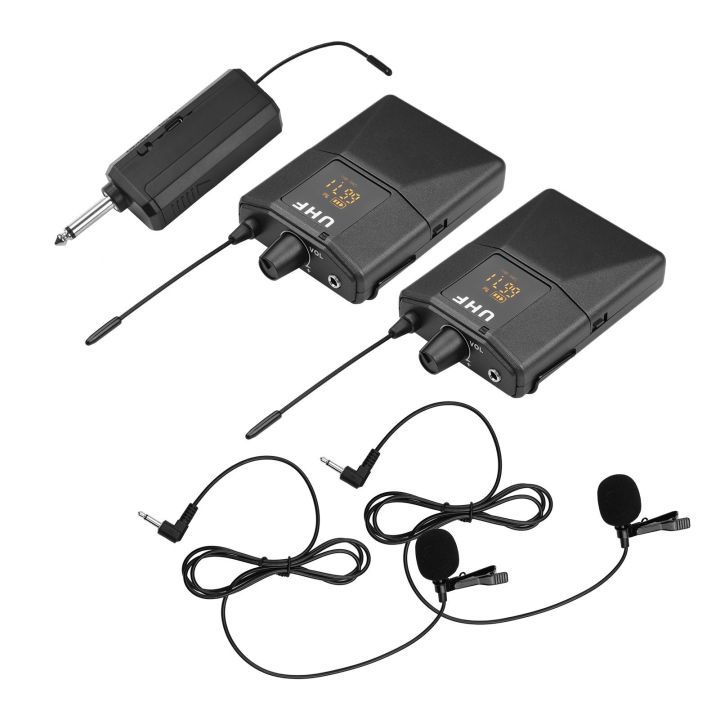 UHF%20Wireless%20Microphone%20ystem%20with%20Microphone%20Body-pack%20Transmitter%20and%20Receiver%20-%20Image%203