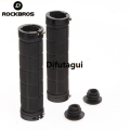 Difutagui ROCKBROS Bicycle Grips Rubber Fixed Gear Lock-on Cycling Grips Anti-skid 【2025 Version】 Soft Durable MTB Bike Bicycle Handlebar Bike Parts Bmx. 