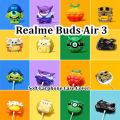 Original For Realme Buds Air 3 cartoon Silicone Earphone Case Cover Shock resistant NO.3. 