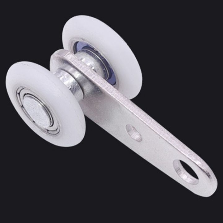NAMUNY%20Pack%20of%2010%2045X19%20mm%20Metal%20Bearing%20Pulley%20Blocks%20with%202%20Plastic%20Wheels%20for%20Cabinet%20Sliding%20Doors%20-%20Image%203