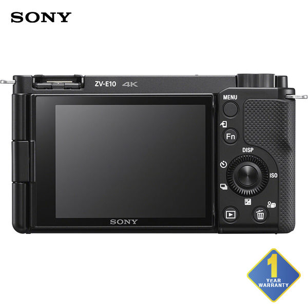 Sony%20Alpha%20ZV-E10%20-%20APS-C%20Interchangeable%20Lens%20Vlog%20Camera%2024MP,%204K/30p,%20Vlog%20style%20camera%20-%20Image%202