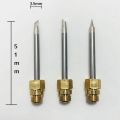 fasdaga 5X 510 Interface Soldering Iron Tip Mini Portable USB Soldering Iron Tip Welding Rework Accessories, Knife Tip. 