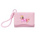 Folding Dachshund Wallet Cartoon Embroidery Multi-Card Slots Puppy Card Holder Pu Leather Cute Folding Wallet for Birthday. 