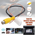 4 Pin Male Connector Radio Back Up Reverse Camera RCA Cable Adapter for Toyota. 