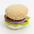10PCS Felt Food Burger Food Set Soft Hamburger Kitchen Food Toy Set for Pretend Play Kitchen Felt Toys Gifts. 