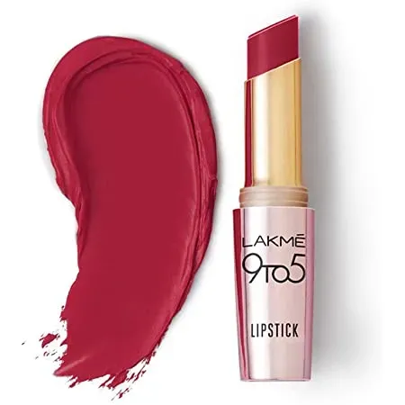 Lakme 9 To 5 Primer+Matte MR5 Berry Base Lipsticks - (3.6gm)| BUY ONE GET ONE FREE