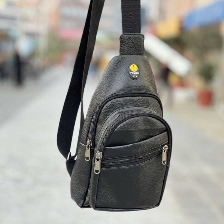 Men%20Crossbody%20Bag/%20Pu%20Leather%20-%20Black%20%20Fashion%20Premium%20Leather%20Cross%20Body%20Bag%20With%20Zippered%20Compartment%20-%20Image%202