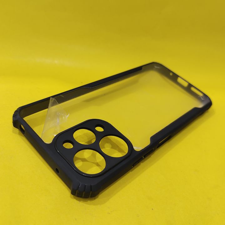 Redmi%2012%204G/5G%20/%20Poco%20M6%20Pro%205G%20Cover(Same%20Screen%20Size%206.79"%20LCD)%20HD%20Clear%20Transparent%20Soft%20Rubber%20Bumper%20Case%20-Non%20Yellowing%20-%20Image%204