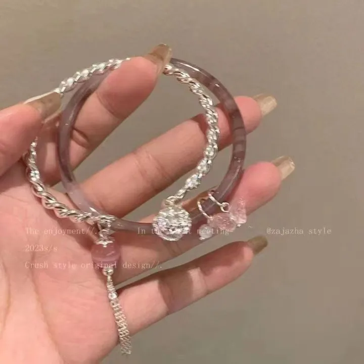 %E3%80%90Must-have%E3%80%91New%20Chinese%20Style%20Tassel%20Smoke%20Powder%20Super%20Fairy%20Tingle%20Bracelet%20Two-in-One%20High-Level%20Chinese%20Style%20Clothes%20with%20Bell%20Butterfly%20for%20Women%20-%20Image%202