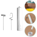 OUMERY Electric Milk Frother Hand Mixer Stainless Steel Electric Egg Whisk Handheld Mixer for Coffee Protein Cooking Baking. 