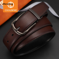Wenefang Men Genuine Leather Belt 100cm 110cm 120cm 130cm 140cm 150cm 160cmReversible Buckle Brown and Black Business Dress Belts for Men. 