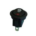16A 12V Car Truck Round Rocker Toggle Switch Red LED SPST. 