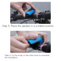 Bicycle Electric Horn 4 Tone 125 Decibels Anti-Theft Electric Bell USB Charging,Black. 