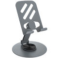 Adjustable Full Metal Phone Holder 360° Rotation Aluminum Stand for Mobile Devices. 