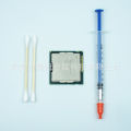 Liquid metal CPU graphics card laptop thermal paste liquid gold silicone grease cooling gallium alloy. 