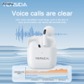 Sutuiying YERSIDA Original HT18 TWS Wireless Bluetooth Earphones HIFI Stereo Sales promotion Sports Headphones with Mic Suitable for xiaomi and iphone. 