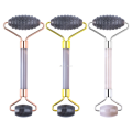 Mini Born Skin Care Tools Face Roller Gua sha Jade Stone Scraper Roller MPortable assage Facial Gouache Jade Roller Gua Sha Set For Neck Skin Lift. 