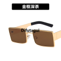 Difutagui Original [ New ] Large Square Frame Sunglasses 2021 Hong Kong Style New Fashion Vintage Sunglasses TikTok Hip Hop Disco Sun Glasses. 