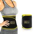 Black Sweat Waist Slimming Belt for Women. 
