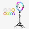 RGB LED Soft Ring Light MJ-26 (26 CM) with Stand. 
