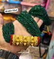 Maili Tilhari Pote(Hydro Crystal) Mala For Women (Panchadhatu). 