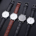 Men's Large Dial Original Quartz Watches Minimalism Stainless Steel Formal Automatic Watch Business Accessory. 