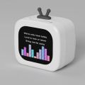 Multifunction TV Appearance Mini Bluetooth Speaker with Screen Multifunctional Mini Wireless Sound Box High Sound Quality Stereo Sound Subwoofer Portable Subwoofer Travel Outdoor. 