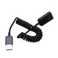 Spiral Coiled USB A male to A female adapter adaptor Cable 1M 3FT. 
