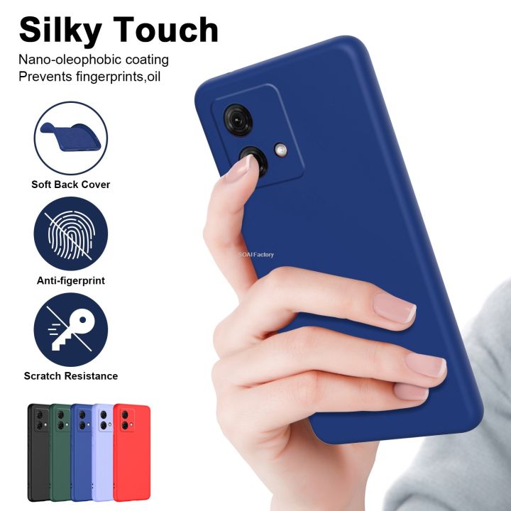 SOAI FactoryFor MOTOROLA G84 G73 G62S G54 G53 G32 G14 G13 2023 G31 Brazil version G23 G42 G22 G41 G52 2022 liquid silicone case Back cover