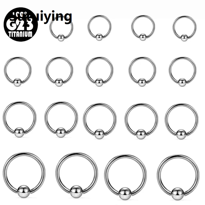 Sutuiying%201PC%20G23%20Solid%20Titanium%20Circular%20Bead%20Ring%20Closer%20Ring%20Nose%20Lip%20Ring%20Labret%20Ear%20Tragus%20Helix%20Cartilage%20Daith%20Earrings%20Piercing%20-%20Image%202