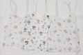 Malmal Printed Baby Voto Cotton Voto Set of 3 Pure Cotton Cute Print 0-12Months Suja Sansar. 