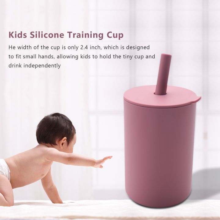 Toddler%20Cup%20Kids%20Silicone%20Training%20Cup%20with%20Straw%20Sprill%20Proof%20Sippy%20Cup%20Drinking%20Water%20Cup%20for%20Baby%20Boys%20Girls%20(Pink)%20-%20Image%208