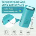Portable Handheld Ultrasonic Dog with LED Light Luminous Dog Repeller Remote Control ​​Rechargeable Training Bark Stopper Outdoor. 
