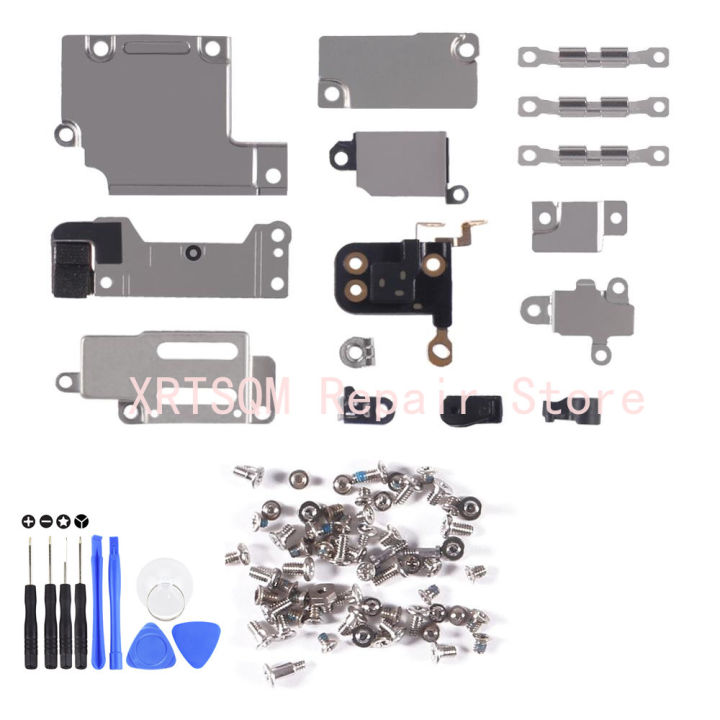 Inner%20Repair%20Replacement%20Spare%20Parts%20Holder%20Bracket%20Fastening%20Pad%20for%20iPhone%205%205S%206%206S%206Plus%207%208%207Plus%20X%20with%20Full%20Set%20Screws%20-%20Image%203