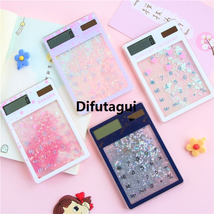 Difutagui%20Creative%20quicksand%20cute%20calculator%20transparent%20calculator%20solar%20Bargain%20price%20energy%20calculator%20student%20portable%20touch%20mini%20Solar%20calculator%20-%20Image%205
