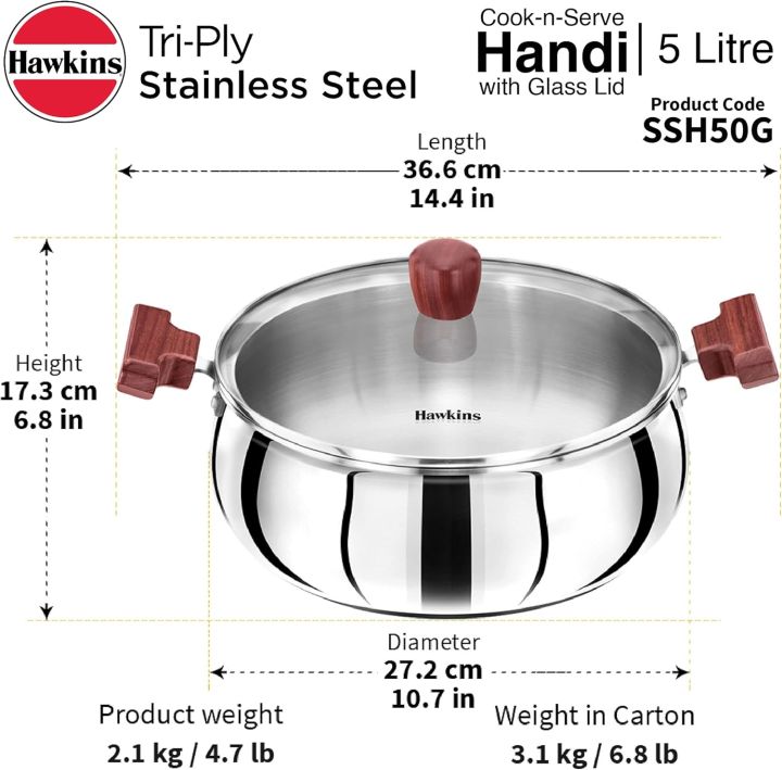 Hawkins%205%20Litre%20Stainless%20Steel%20Induction%20Compatible%20Handi%20with%20Lid%20SSH50G%20-%20Big%20Digital%20-%20Image%202
