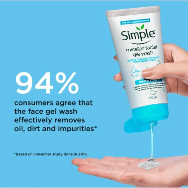 Micellar%20Facial%20Gel%20Wash%20(Water%20Boost)%20For%20Sensitive%20Skin%20150ml%20(Original)%20-%20Image%202