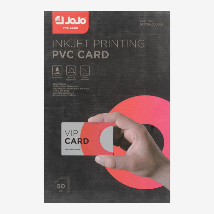 Jo Jo Ink Jet Printing PVC ID Card Sheet 50 Pieces