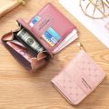 Short Wallet For Women 2022 Fashion Simple New Large Capacity Versatile Heart Color Clutch Zipper Buckle Coin Purse Female Bag. 