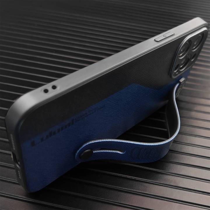 Wrist%20Strap%20Dirt-resistant%20Phone%20Case%20For%20Realme%20C63%204G/C61%204G%20Simple%20Phone%20Holder%20Fashion%20Design%20Nature%20Geometry%20-%20Image%202